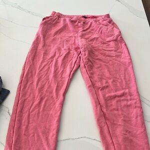 Aerie soft hot pink joggers